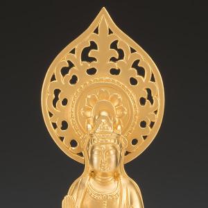 SG-1019 純金製 聖観音菩薩像 立像(大)の詳細画像4