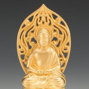SG-1018 純金製 阿弥陀如来像 座像(小)の詳細画像1