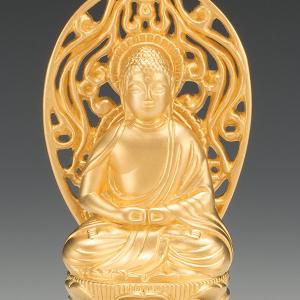SG-1018 純金製 阿弥陀如来像 座像(小)の詳細画像5