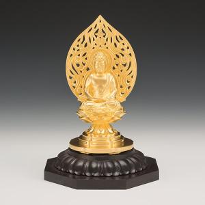 SG-1017 純金製 阿弥陀如来像 座像(中)