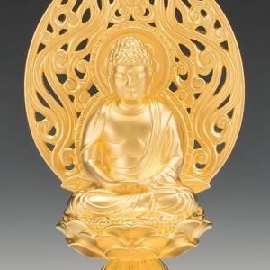 SG-1017 純金製 阿弥陀如来像 座像(中)の詳細画像2