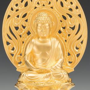 SG-1017 純金製 阿弥陀如来像 座像(中)の詳細画像5
