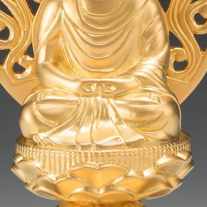 SG-1016 純金製 阿弥陀如来像 座像(大)の詳細画像4