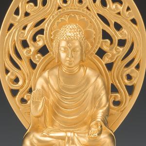 SG-1010 純金製 釈迦如来像(大)の詳細画像1