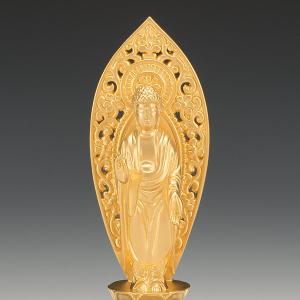 SG-1009 純金製 阿弥陀如来像 立像(小)の詳細画像1