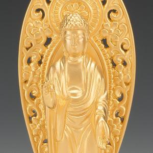 SG-1009 純金製 阿弥陀如来像 立像(小)の詳細画像2