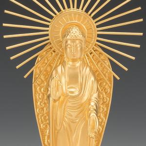 SG-1006 純金製 阿弥陀如来像 御西(小)の詳細画像2