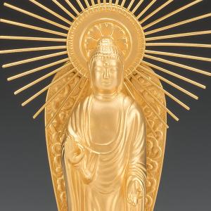 SG-1005 純金製 阿弥陀如来像 御西(中)の詳細画像3
