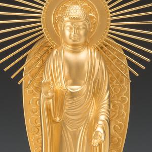 SG-1004 純金製 阿弥陀如来像 御西(大)の詳細画像1