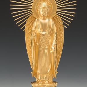 SG-1004 純金製 阿弥陀如来像 御西(大)の詳細画像5