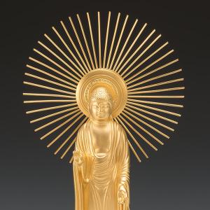 SG-1001 純金製 阿弥陀如来像 御東(大)の詳細画像1