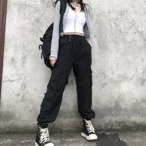 韓国ファッション ズボン 原宿風 ヒップホップ 運動パンツ レディース 復古風 ズボン ダンスウェア ゆったり ストリート 酷スタイルえるクール系衣装 Zg80 吉祥三宝 通販 Yahoo ショッピング