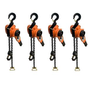 4台セット 1年保証【領収書OK】【あす楽対応】レバーホイスト 1.0ton 1.5ｍ レバーブロック チェーンブロック 高品質ＣＥ・TUV・ＧＳ認証済み製品・格安特価