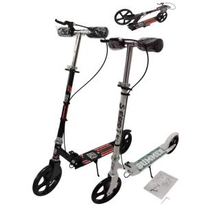 全2色 キックボード キックスケーター 3段階調節可能 200mmビッグ