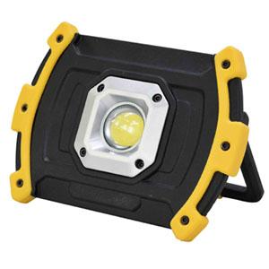 三方良し1年保証 電池式LEDコンパクトライト 10W 単3形乾電池4本 作業