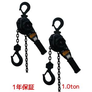 三方良し 2台 新型 レバーホイスト1ton 1...の商品画像
