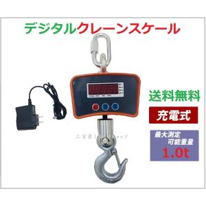 デジタルクレーンスケール1000kg/0.5kg　吊はかり　最大測定可能重量1.0t