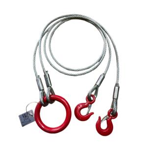 大特価❗️JIS品　2本吊　ワイヤースリング　新品未使用 大洋製器工業 2本吊ワイヤスリング 2t用×2m 2WR-2T×2 1セット