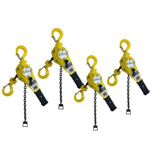 2台 シルバー レバーホイスト0.8ton 0.8t 軽量チェーンレバー グレード