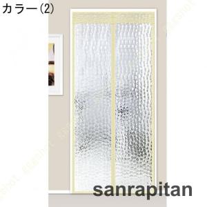 防風のれん マグネット式断熱カーテン 玄関 ド...の詳細画像2