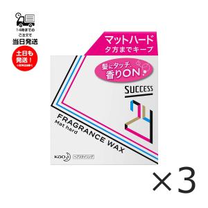 (3個セット)花王 サクセス24 フレグランスワックス 80g マットハードMH 整髪料 ヘアケア製品 ヘアセット ヘアワックス｜サンレイプロ(インボイス登録店)