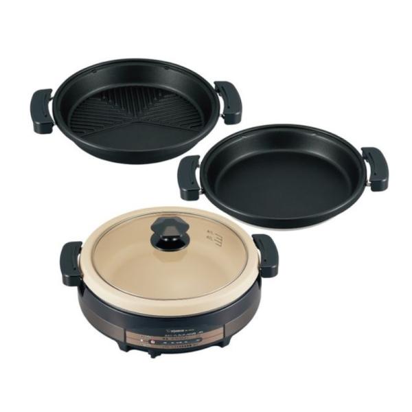 象印 ZOJIRUSHI EP-RW30-TA [グリルなべ あじまる 3枚タイプ ブラウン]