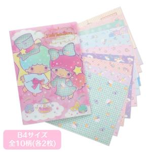 リトルツインスターズ 特製ポケットファイル入り撮影背景用シート サンリオオンラインショップ 通販 Paypayモール