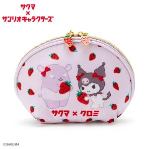 サクマ×クロミ ポーチ＆いちごみるく