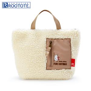 ハローキティ ROOTOTE デリボアトートバッグ アイボリー