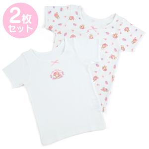 マイメロディ キッズキルト半袖肌着2枚セット 120cm