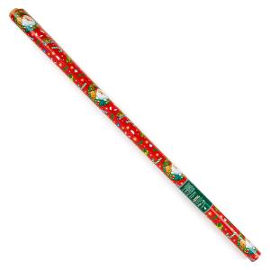 クリスマス ラッピングペーパー レッド