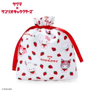 サクマ×サンリオキャラクターズ いちごみるく＆巾着