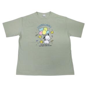 ポチャッコ ビッグＴシャツ グリーン｜sanrio