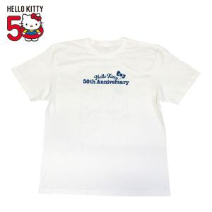 ハローキティ Tシャツ（ハローキティ50周年） ホワイト｜sanrio