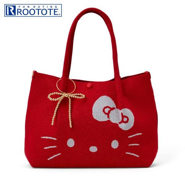 ハローキティ ROOTOTE デリトートバッグ（ルフル） レッド