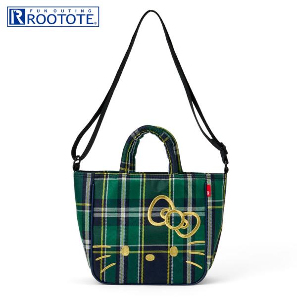 ハローキティ ROOTOTE ベビールー（チェック） グリーン