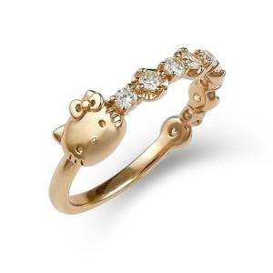 sanrio（サンリオ） ハローキティ ハートブレスレット ピンクゴールド