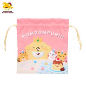ポムポムプリン 巾着 ピンク