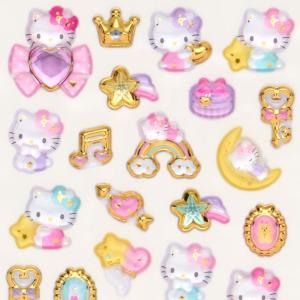 ハローキティ 金箔ぷっくりシールの詳細画像2