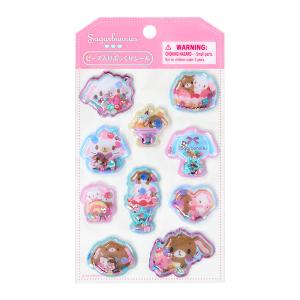 シュガーバニーズ クリアケース シュシュ ヘアゴム ミラー くし シール まとめ sanrio（サンリオ） シュガーバニーズ ステッカーセット（ビスケット