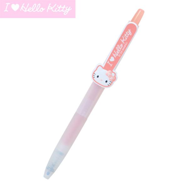 ハローキティ カラーゲルインキボールペンjuice（I Love Hello Kitty） オレンジ