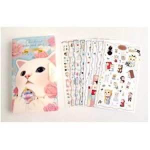 ステッカー パック jetoy ジェトイ Choo choo cat Ver.3 diary deco sticker シール ねこ 猫 ネコ 送料無料｜sansanya