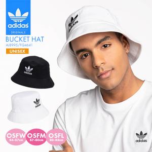 SALE!アディダス 帽子 バケットハット メンズ レディース adidas AJ8995 おしゃれ ユニセックス ブラック ストリート スポーツ 男女兼用 バケハ 刺繍 ペア*｜S-STYLE