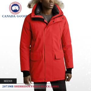 カナダグース ダウンコート メンズ パーカー シェリドン ジャケット おしゃれ アウター ファッション 赤 レッド 2073MB｜sansei-s-style