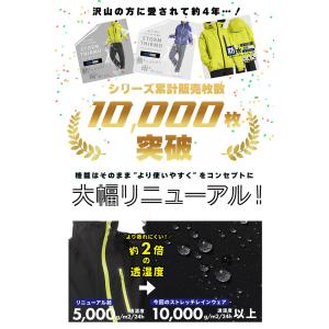 レインウェア メンズ 上下セット 蒸れにくい ...の詳細画像5
