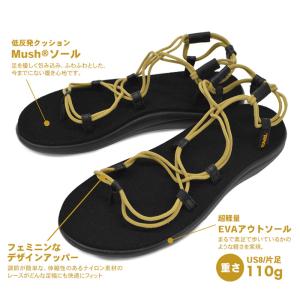 スポーツサンダル テバ レディース ぺたんこ ...の詳細画像2