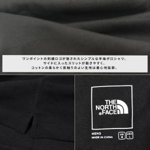 ザ ノースフェイス メンズ ロゴ ポロシャツ ...の詳細画像3