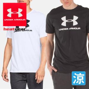 アンダーアーマー Tシャツ メンズ UNDER ARMOUR SPORTSSTYLE LOGO SS UA ビッグロゴ 紳士 男性 1329590 スポーツウェア トップス* SALE