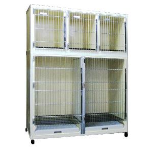 輸送用犬舎 （アルミ製） No.3 ［41×68×50cmH］ : サンセイヤフー店