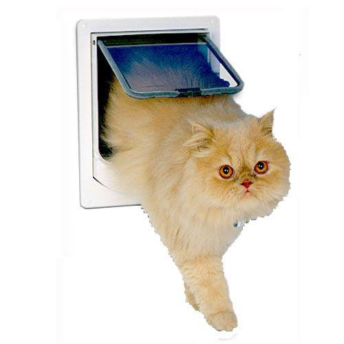 センサー付き 大型猫用ドア”の取り付け